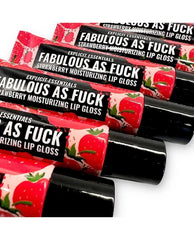 Fabulous As F@Ck Strawberry Lip Gloss - PINK ARROWS