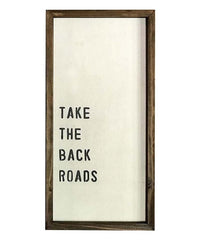 Face To Face Word Board - Take The Back Roads - PINK ARROWS