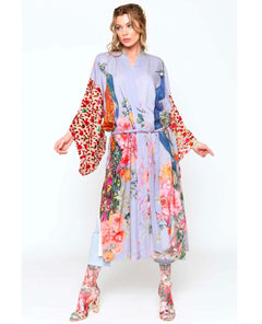 Fantasy Kimono Peacock Print - miamidrugpossession