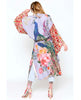 Fantasy Kimono Peacock Print - miamidrugpossession