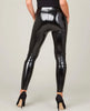 Faux Patent Leather Leggings Black - clearpathherbicide