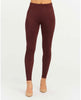 Faux Suede Leggings Merlot - miamidrugpossession