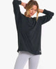 Feather Tee Long Sleeve Washed Black - clearpathherbicide