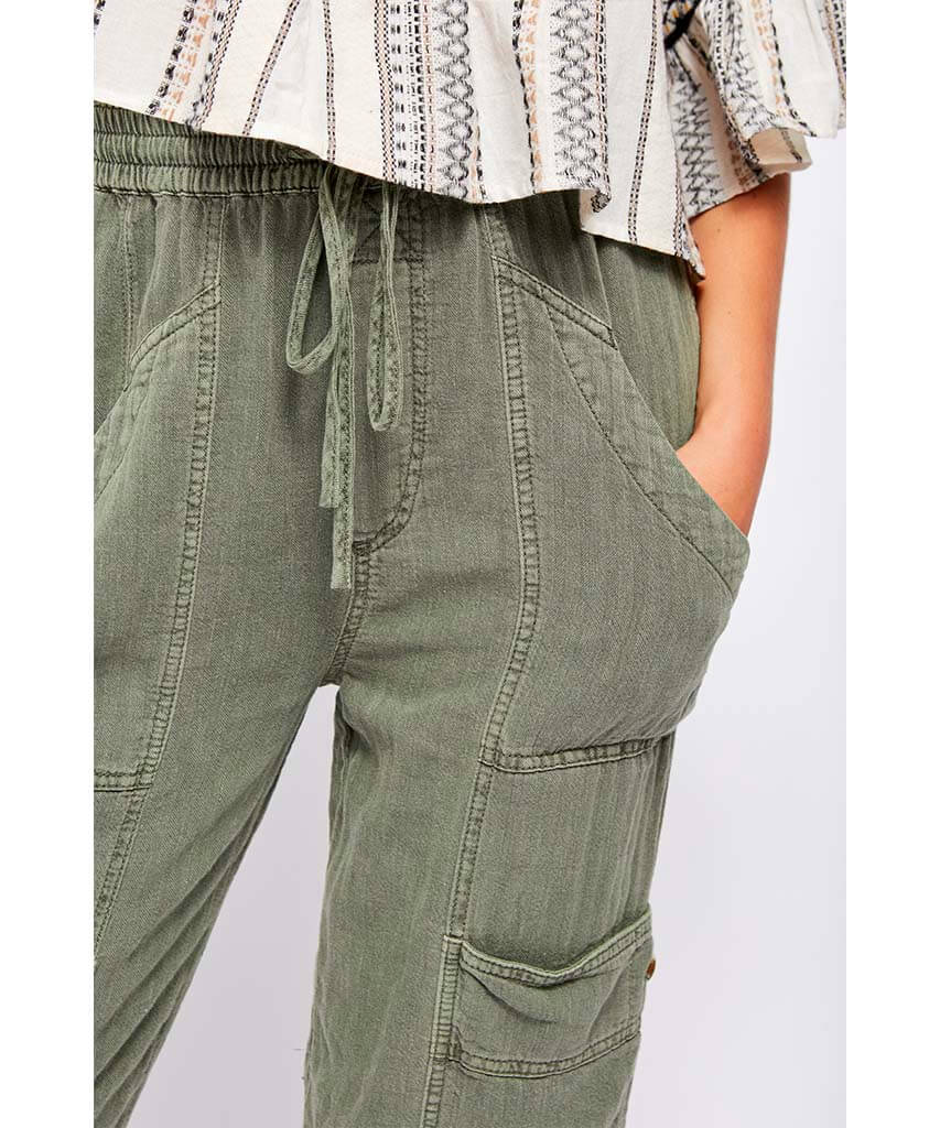 Feelin' Good Utility Pull On Pant Eden - miamidrugpossession