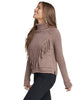 Felicia Fringe Sweater, Almond Knit - clearpathherbicide