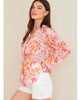 Fiesta Floral Button Down Top - clearpathherbicide