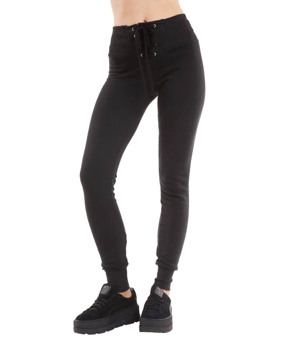 Fifi Skinny Sweats, Black - miamidrugpossession