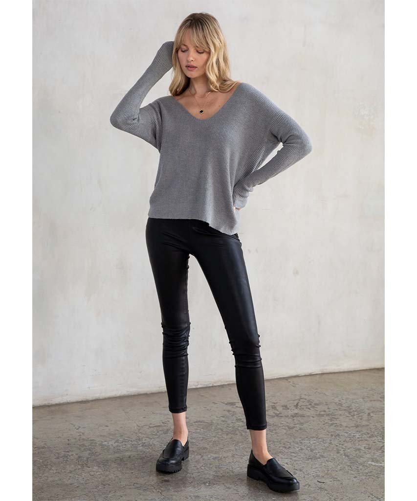 Find Your Bliss Twist Back Pullover - miamidrugpossession