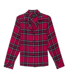 Flannel PJ Set, Scarlet Navy White - clearpathherbicide