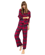 Flannel PJ Set, Scarlet Navy White - clearpathherbicide