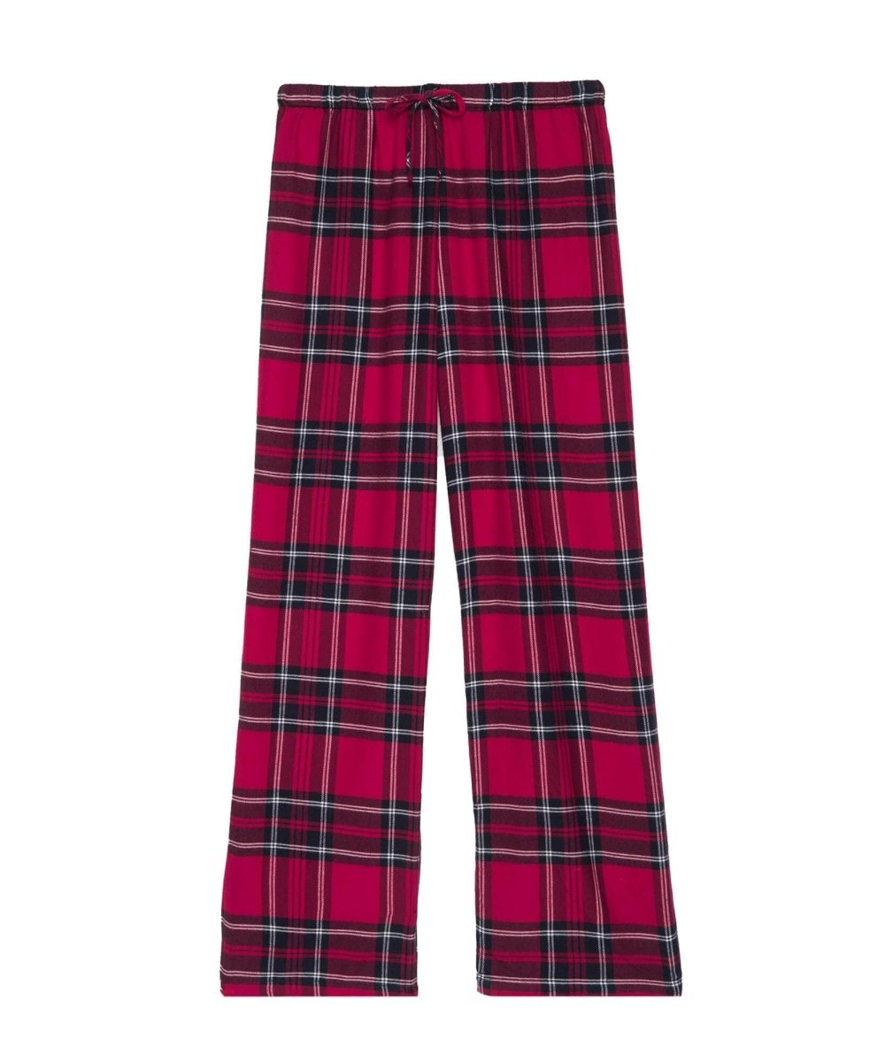 Flannel PJ Set, Scarlet Navy White - clearpathherbicide