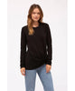 Fleece Twist Front Sweatshirt Black - clearpathherbicide