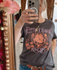 Fleetwood Mac Floral Tour Tee Black - clearpathherbicide