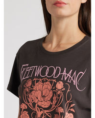 Fleetwood Mac Floral Tour Tee Black - PINK ARROWS