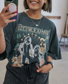 Fleetwood Mac Rumours One Size Tee Black - miamidrugpossession