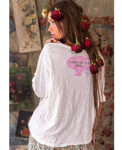 Flor De La Pasión Viggo Tee - PINK ARROWS