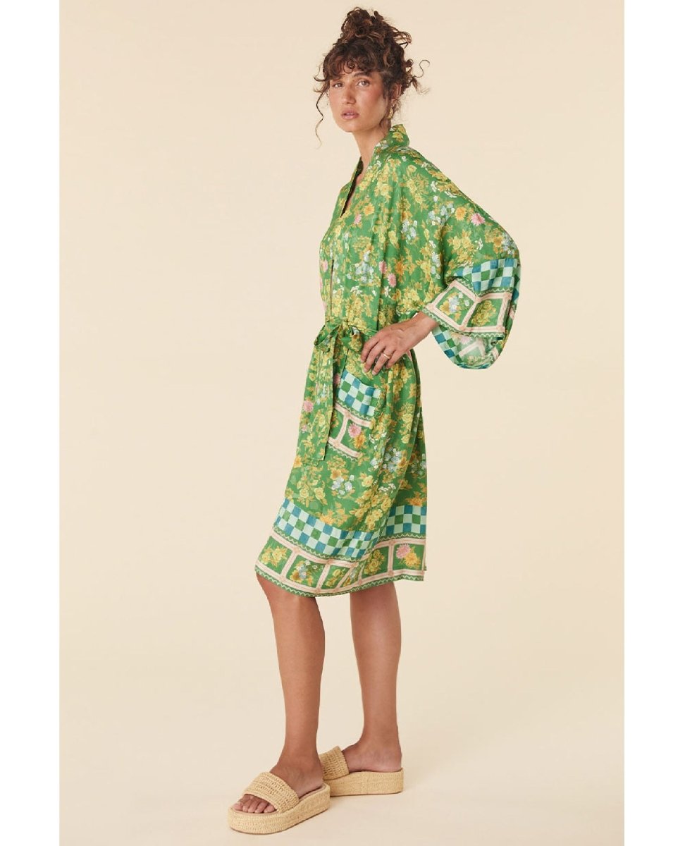 Flora Midi Robe Citrus Crush - miamidrugpossession