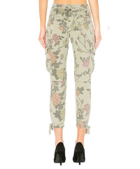 Floral Printed Cargo Pant - PINK ARROWS