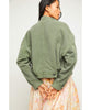 Florence Bomber Jacket Olive Smoke - miamidrugpossession