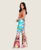 Flower Bomb Printed Bell Bottoms - clearpathherbicide