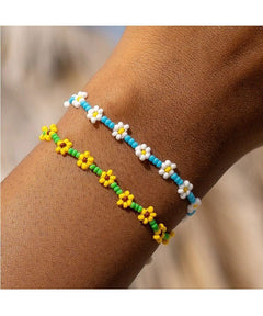 Flower Seed Bead Bracelet - clearpathherbicide