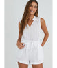 Flowy Dolphin Short White - miamidrugpossession