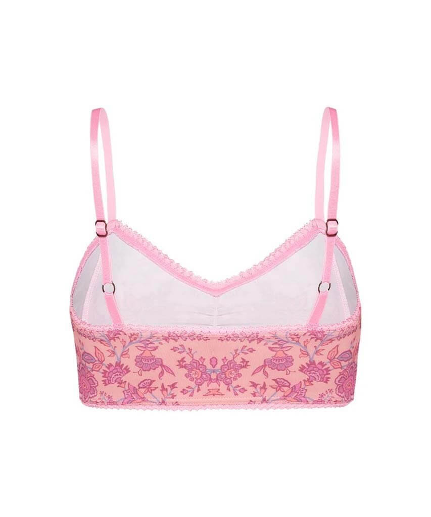 Folk Song Bralette - PINK ARROWS