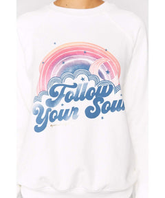 Follow Your Soul Crew Rainbow - miamidrugpossession