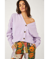 Found My Friend Cardigan Frozen Grape - miamidrugpossession