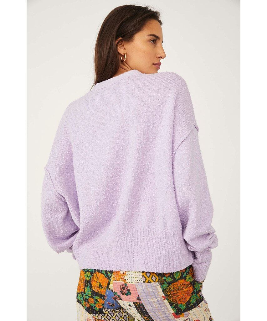 Found My Friend Cardigan Frozen Grape - miamidrugpossession