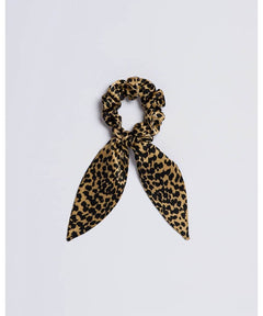 Fox on the Run Scrunchie Tie Leopard - miamidrugpossession