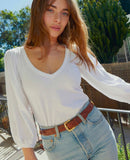 Francesca Blouse White - miamidrugpossession