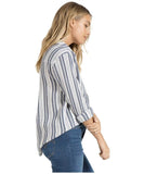 Fray Hem Shirt Tail, Sailor Blue - clearpathherbicide