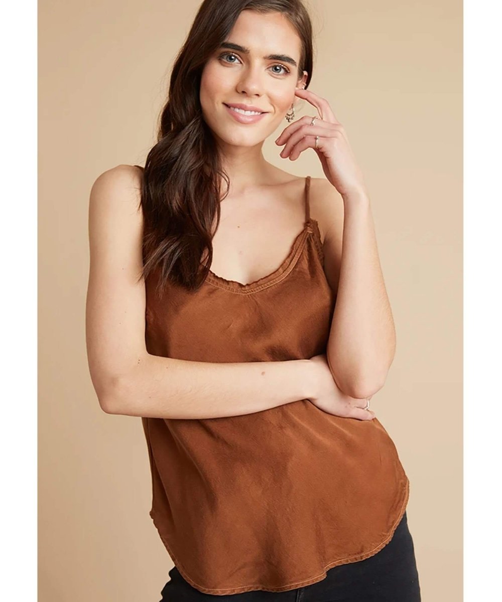 Frayed Cami Copper - miamidrugpossession