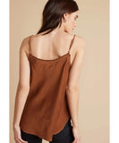 Frayed Cami Golden Topaz - miamidrugpossession