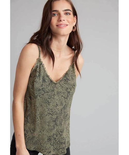 Frayed Cami Snake Print Cactus - clearpathherbicide