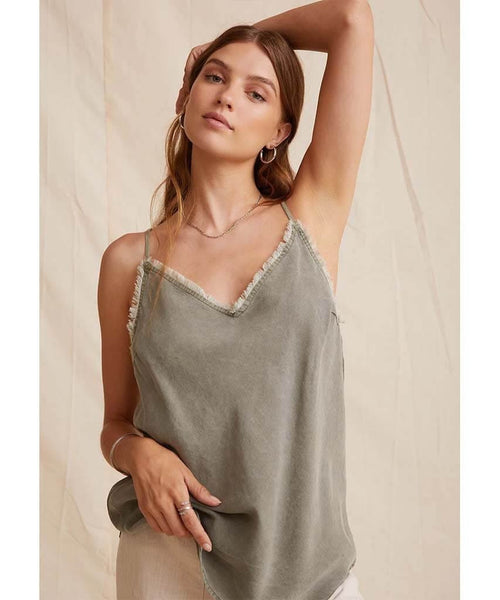 Frayed Cami Soft Army - clearpathherbicide