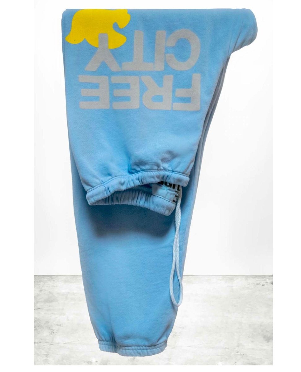 Free City Jogger Sweatpants LA Sky - miamidrugpossession