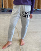 Free City Large Heather 3/4 Pant Heather Cream - miamidrugpossession