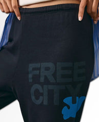 Free City Large Sweatpant Superblack Blue - PINK ARROWS