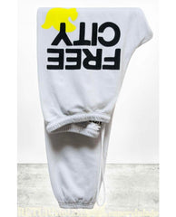 Free City Large Sweatpants Stardust Grey - PINK ARROWS