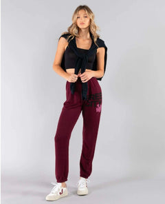 Free City Superfluff Sweatpants Deep Love - PINK ARROWS