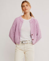 Free People Sweet Nothing Cardi Spring Fling - PINK ARROWS