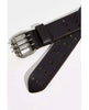 Free People Triple Threat Leather Belt Black - miamidrugpossession