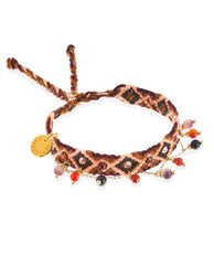 Free Spirit Bracelet Brown - PINK ARROWS