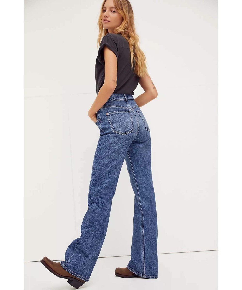 French Girl Flare Jean Aura Blue - clearpathherbicide