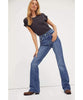 French Girl Flare Jean Aura Blue - clearpathherbicide