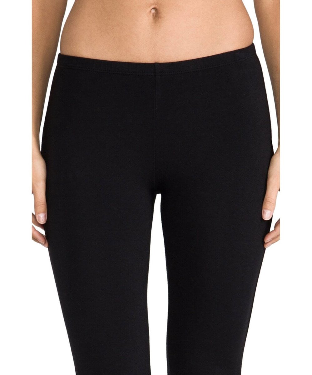 French Terry Legging, Black - Bestseller! - miamidrugpossession