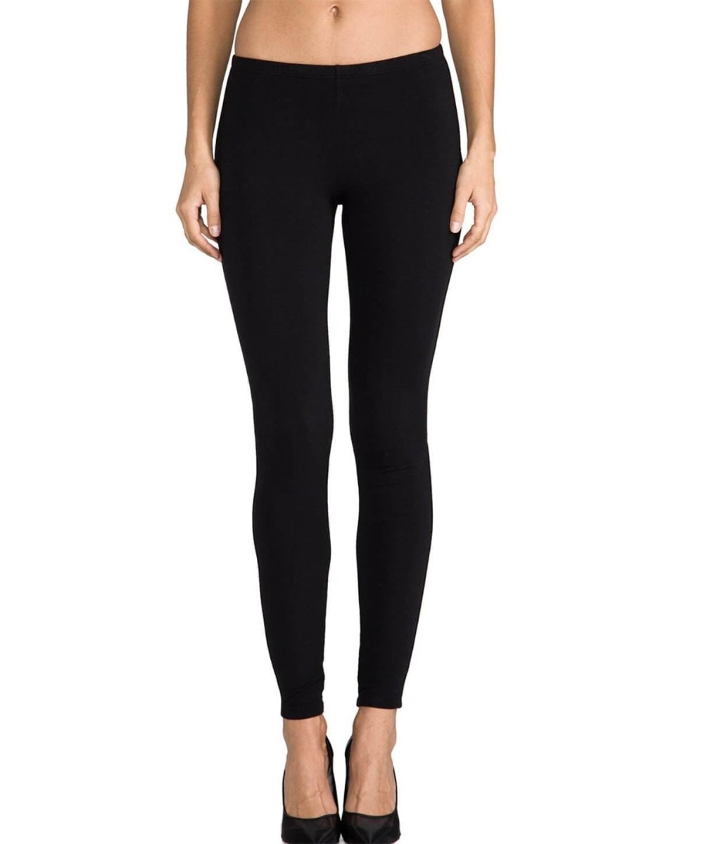 French Terry Legging, Black - Bestseller! - miamidrugpossession