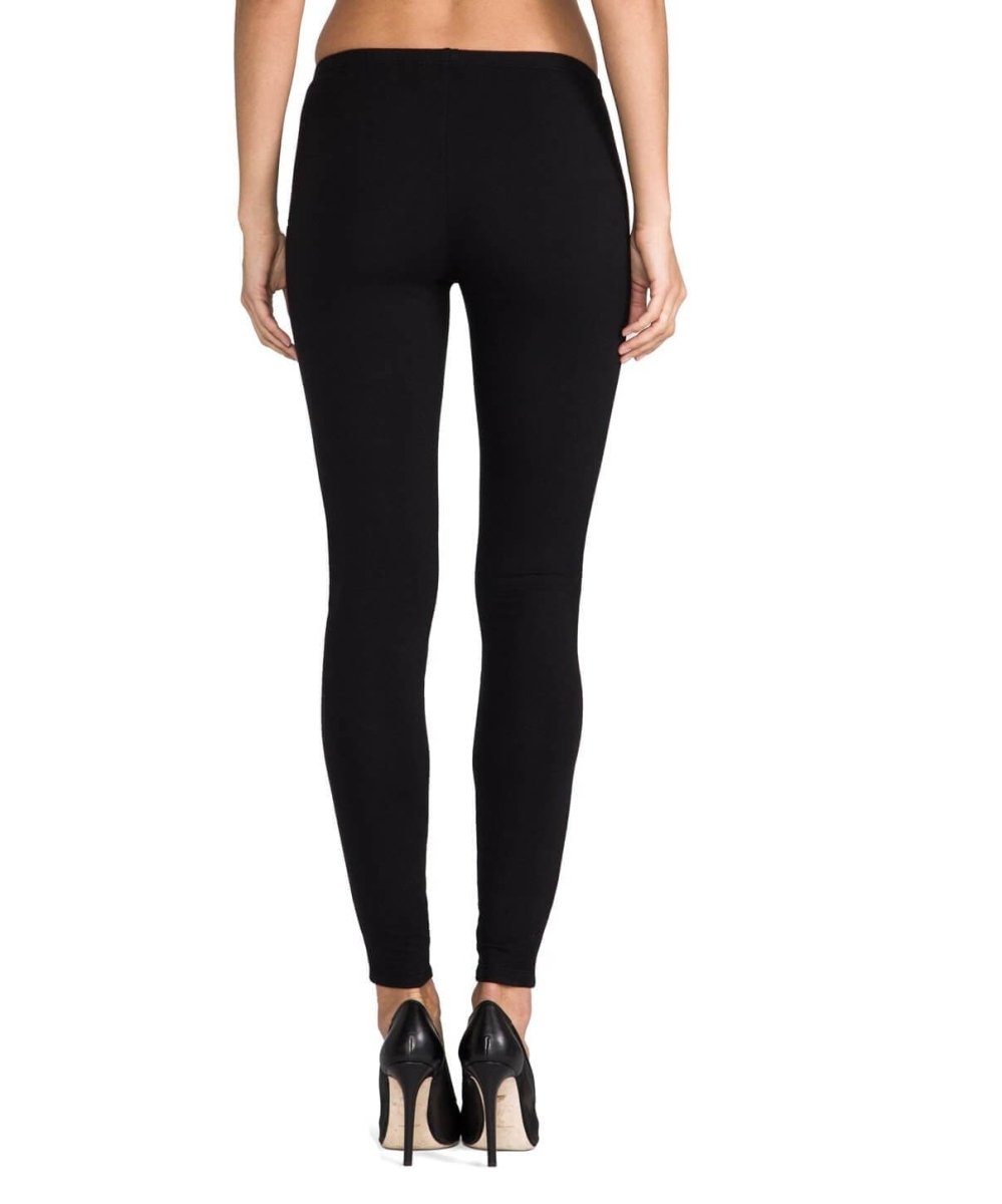 French Terry Legging, Black - Bestseller! - miamidrugpossession